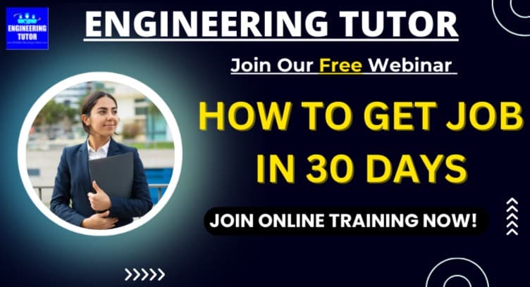 WEBNARS HOW TO GET A JOB IN 30 DAYS